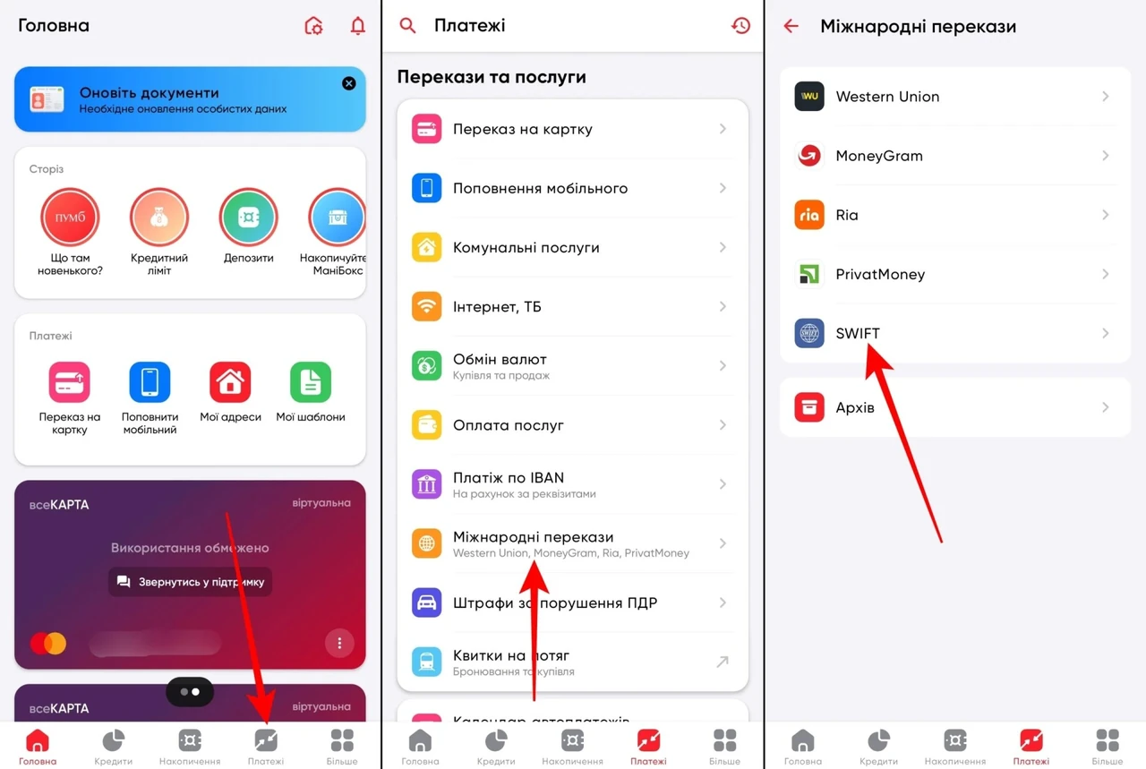 Сколько идёт SWIFT-перевод в Украину